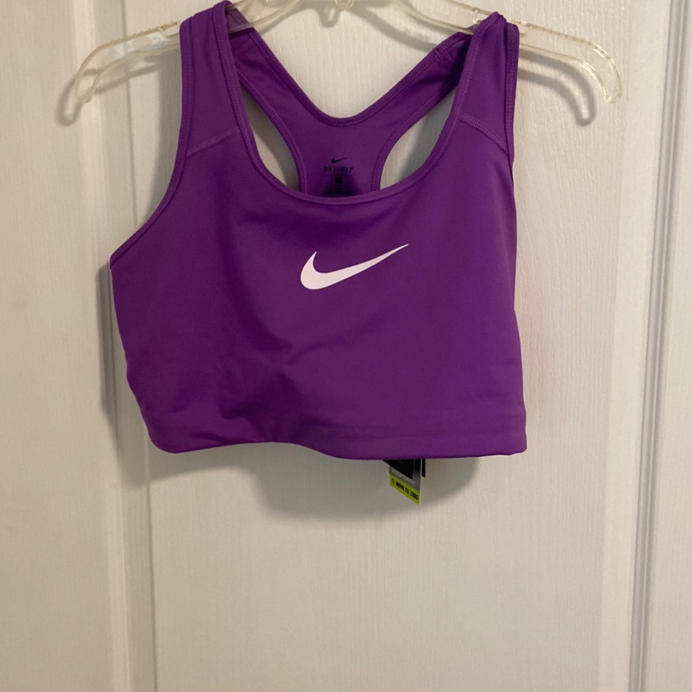 NWT purple Nike sports bra